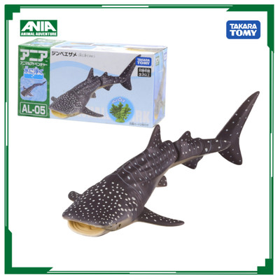 Mô hình Động vật Cá mập voi  Ania AL-05 Whale Shark (Floatable ver.) 137627 Fullbox Chính Hãng Takara Tomy - Victoys