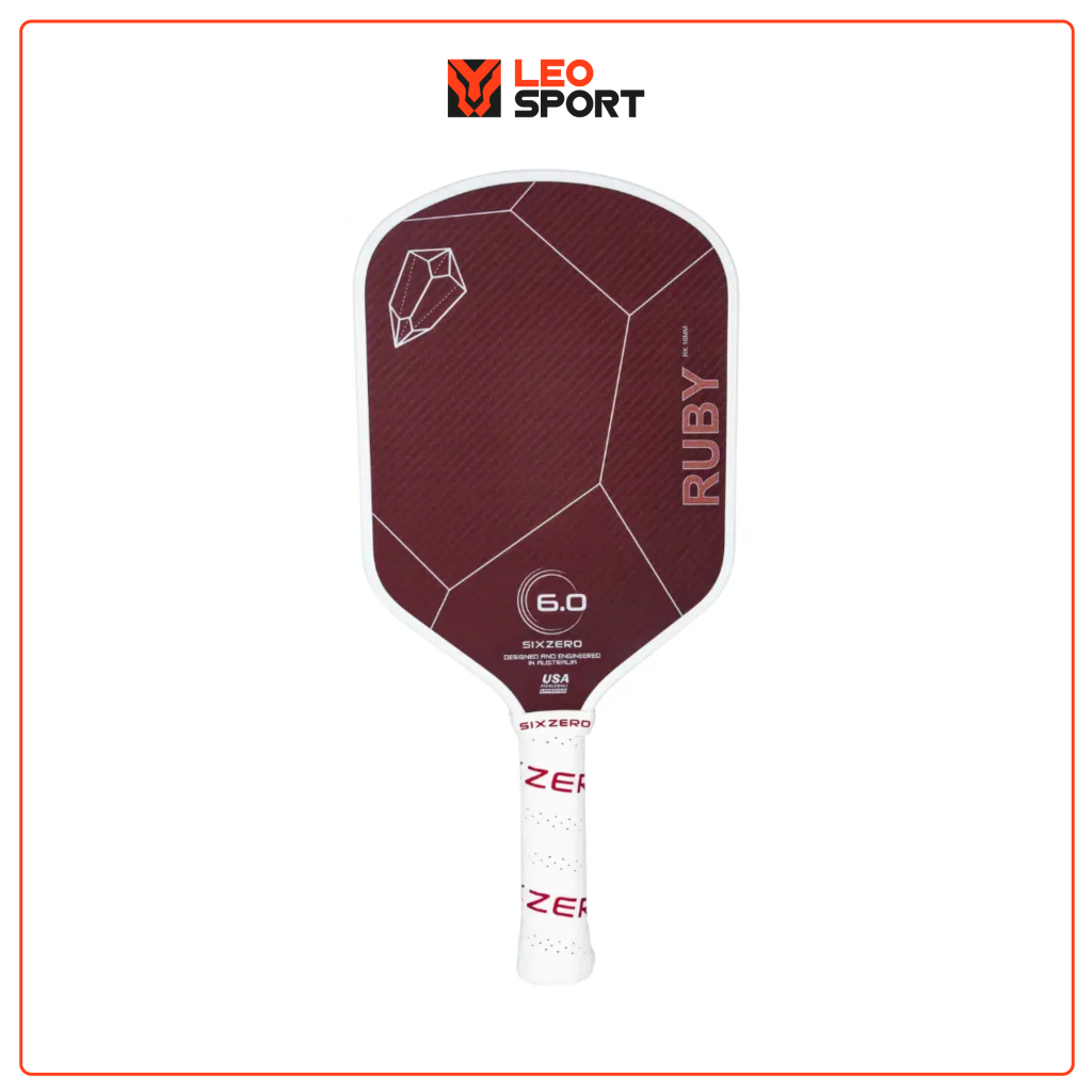 Vợt Pickleball Six Zero Ruby | CHÍNH HÃNG |