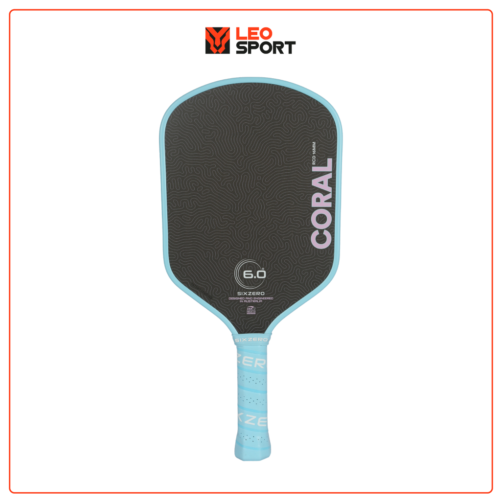 Vợt Pickleball Six Zero Coral Lightweight 16mm |CHÍNH HÃNG|