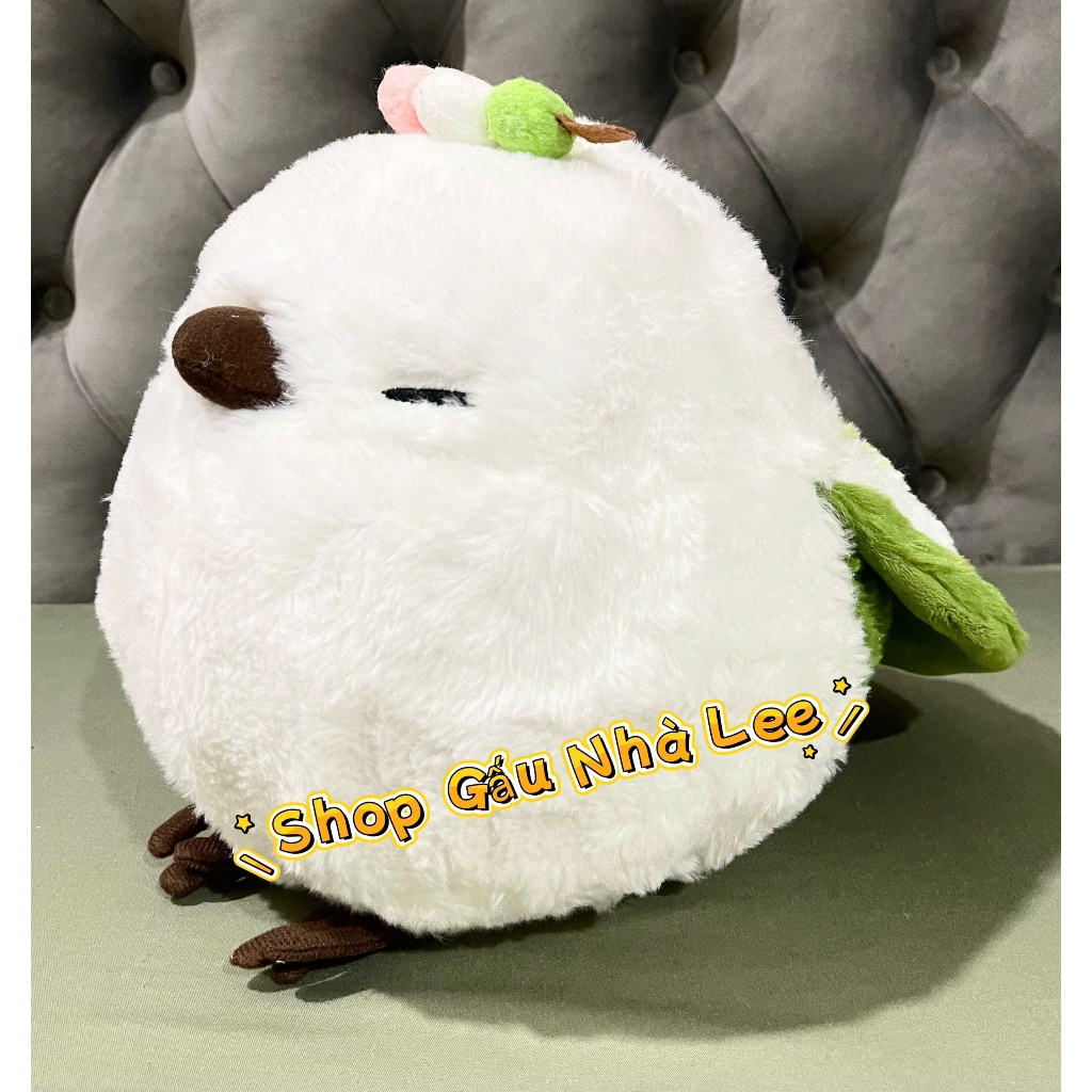 [ Nhật Bản ] [MS2924] Bé gấu bông Amuse - Chim Fuku Fuku Shimaenaga, size 25cm, lông mềm mịn, hàng m