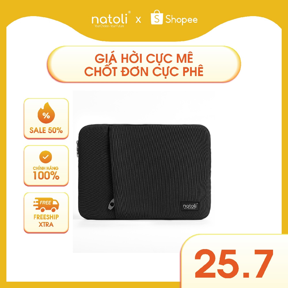 Túi Chống Sốc Laptop thương hiệu NATOLI đủ size dày dặn kháng nước BST Eager Laptop Bag T7
