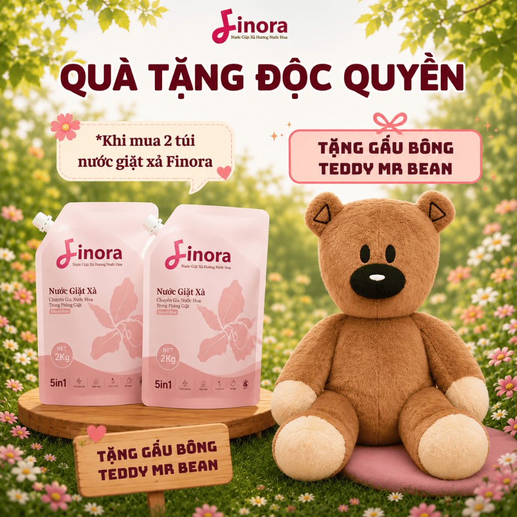 Combo 2 Nước Giặt Xả Finora loại 2 Lít + TẶNG quà - Mua là có quà