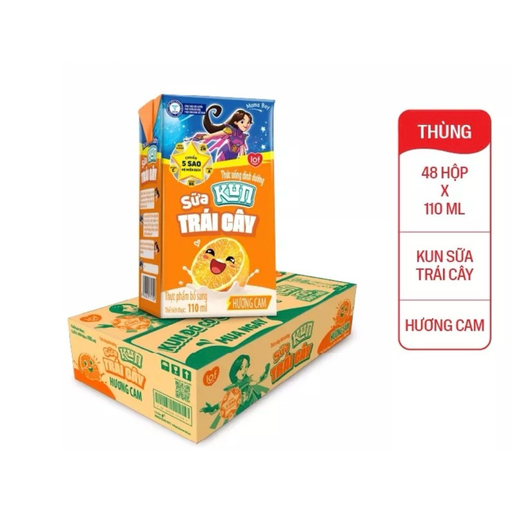 Sữa kun vị cam 110ml