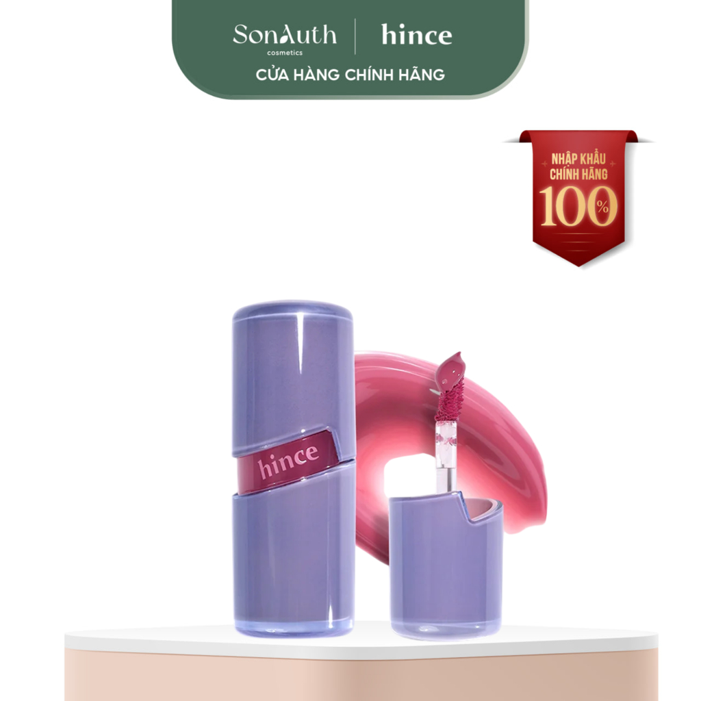 [NHẬP KHẨU] Son gel tint căng bóng tự nhiên Hince Raw Glow Gel Tint 4ml