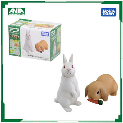 Mô hình thỏ Ania AS-34 Rabbit Japanese White & Holland Lop 119524 chính hãng TakaraTomy