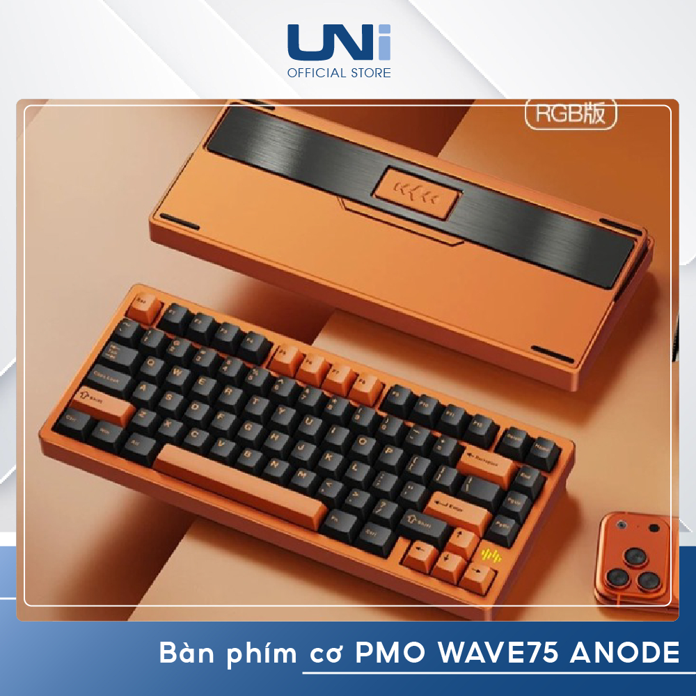 HÀNG SẴN GIAO - Bàn phím cơ PMO WAVE75 - Phiên bản Pro - Sử dụng lớp phủ ANODE– UNI OFFICIAL STORE