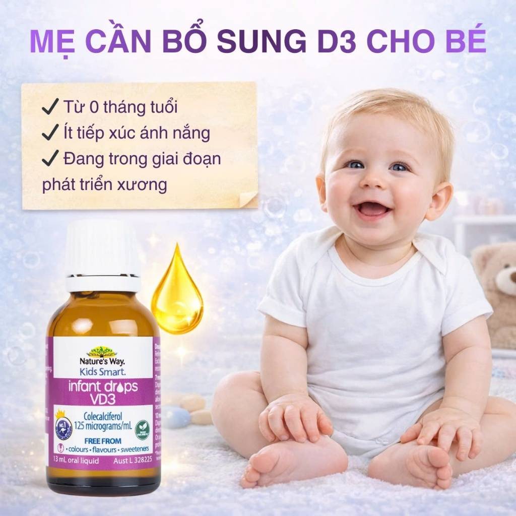Vitamin D3 Nature’s Way Kids Smart Drops