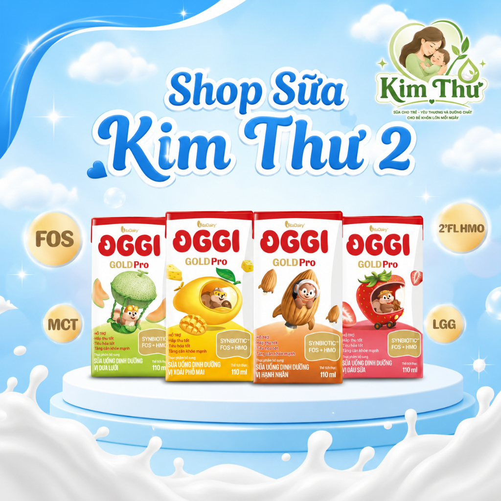 Sữa Uống Dinh Dưỡng OGGI Trái Cây  110ml Nhiều Vị – Hỗ Trợ Hấp Thu, Tiêu Hóa Tốt