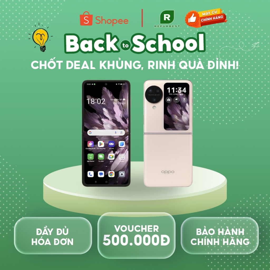 [Máy cũ] Điện thoại OPPO Find N3 Flip Hồng 12GB/256GB