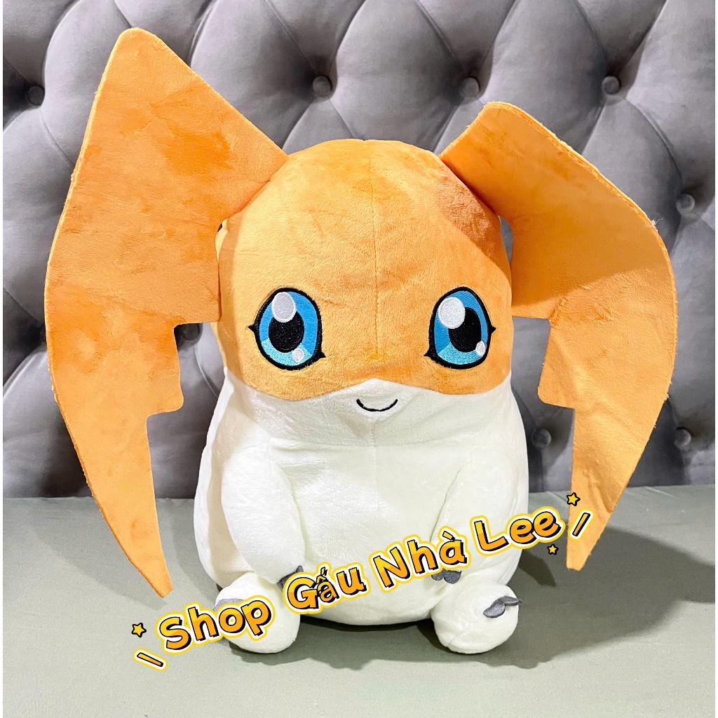 [ Nhật Bản ] [MS2931] Bé gấu bông JPatamon - Digimon, size 40cm, lông mềm mịn, hàng mới, full tem ta