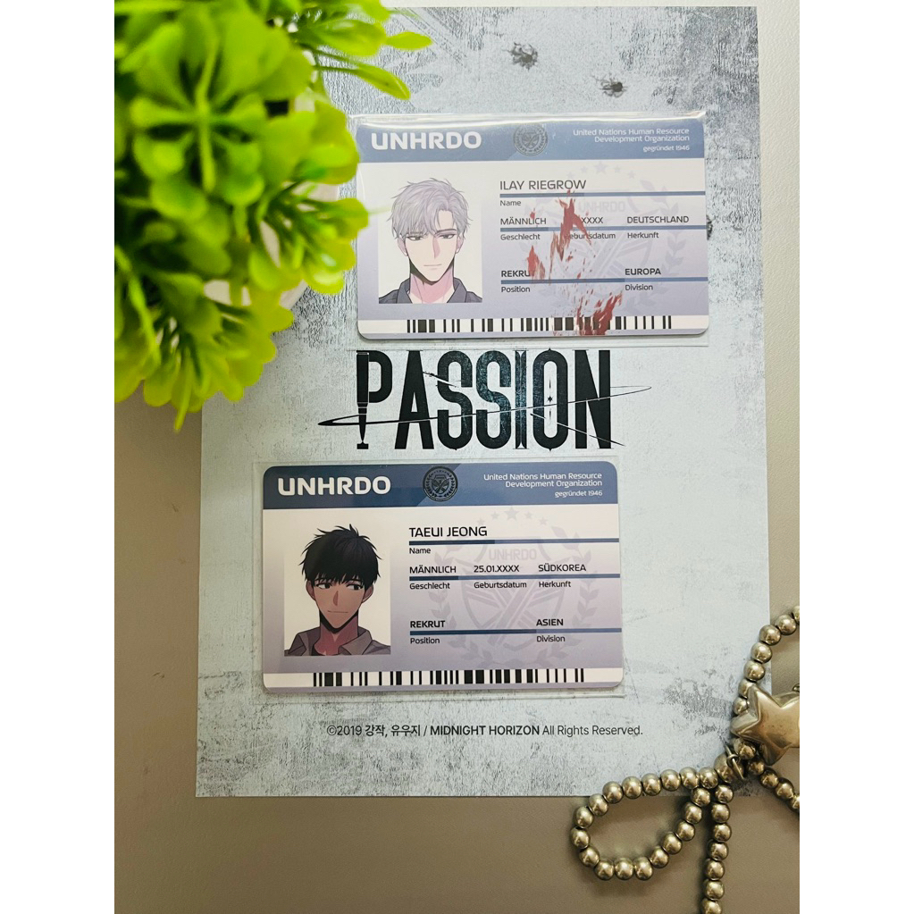 PASSION Card bo góc