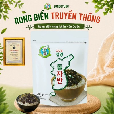 Rong biển canxi hữu cơ Sung Gyung Hàn Quốc rong vụn vị truyền thống thơm ngon gói 70/300 gr