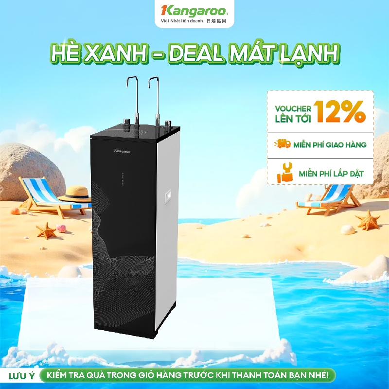 [MIỄN PHÍ LẮP ĐẶT] Máy lọc nước Kangaroo Hydrogen nóng lạnh 11 lõi KG10A68