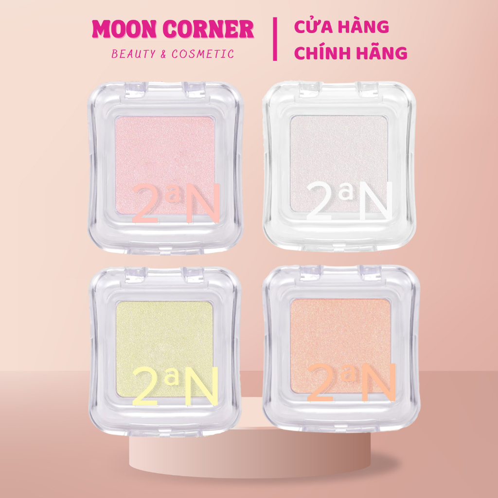 Phấn Bắt Sáng Tạo Hiệu Ứng Căng Bóng 2aN Pure Glass Highlighter Bám Tệp Da Tự Nhiên Hàn Quốc