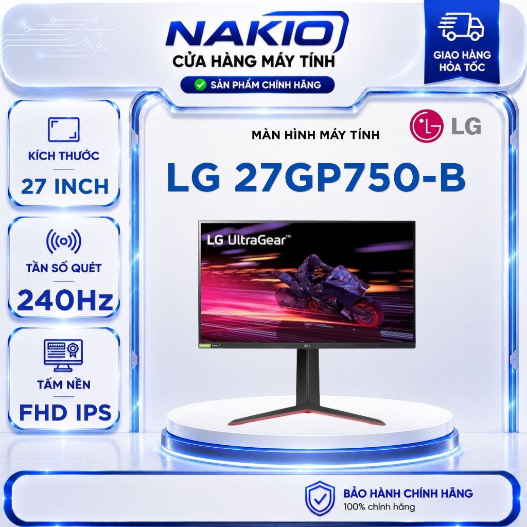 Màn hình Gaming LG 27GP750-B (27 inch/FHD/IPS/240Hz/1ms)