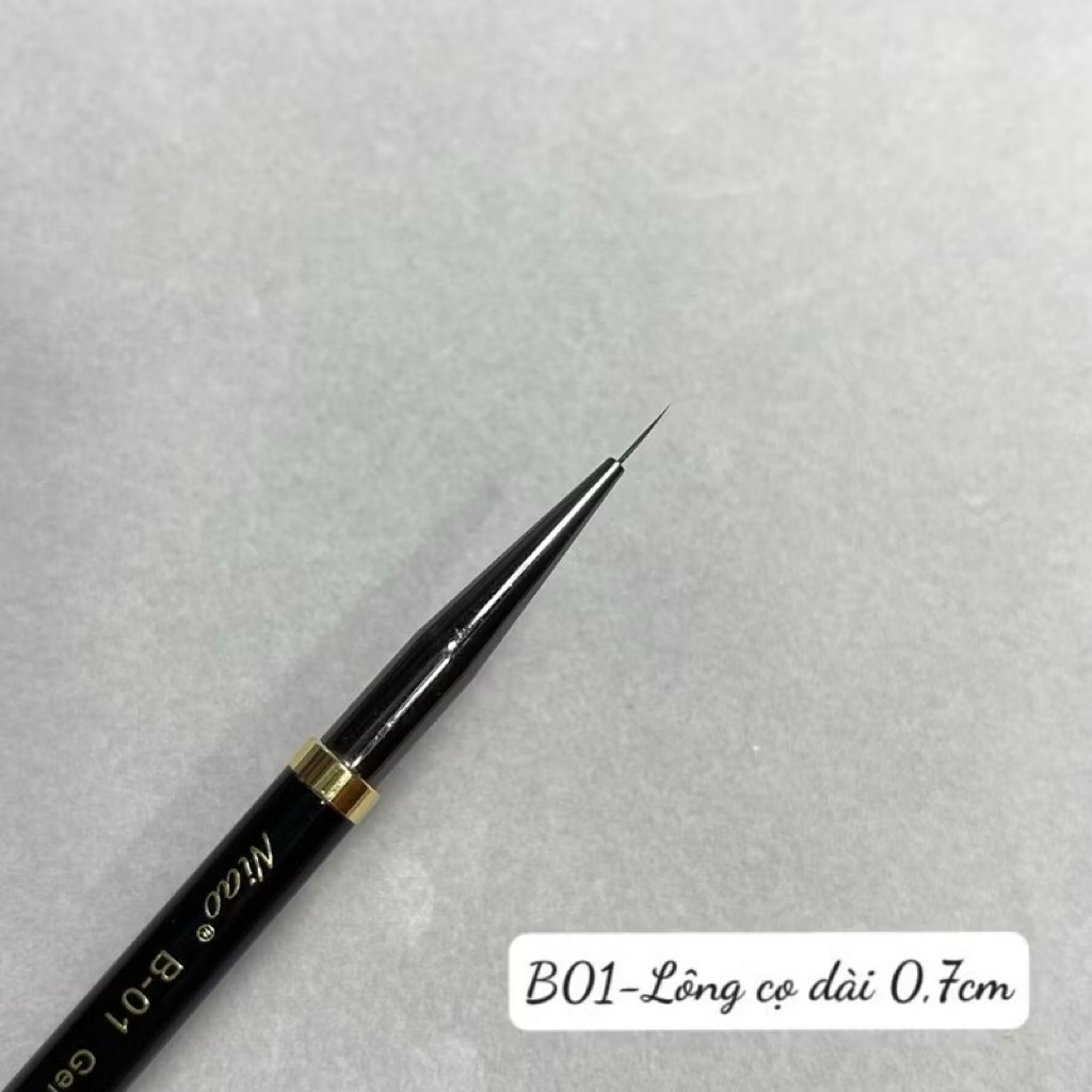 Cọ vẽ nét Niao cao cấp, Bút niao cán đen