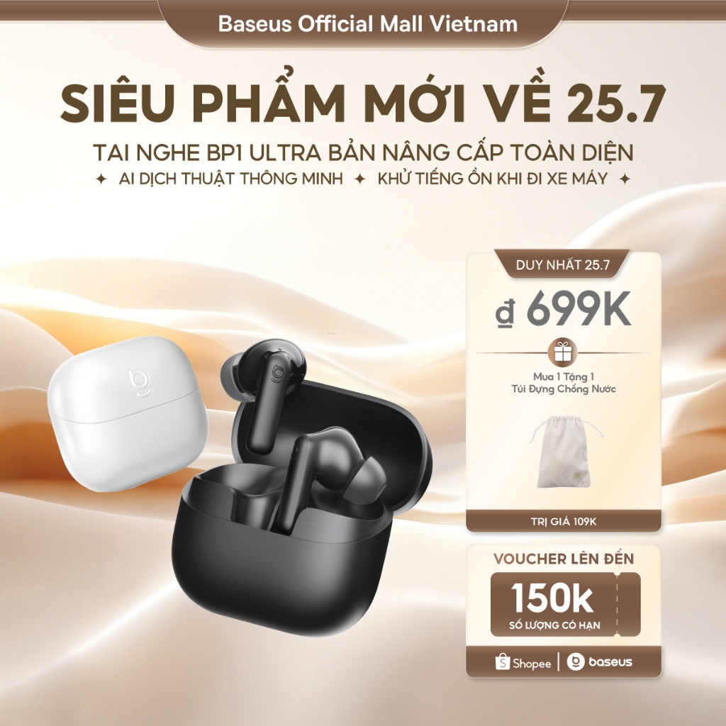 [SIÊU PHẨM 25.7] Tai Nghe BP1 Ultra Bản Nâng Cấp Toàn Diện,Tích Hợp AI Dịch Thuật Thông Minh,Khử Tiếng Ồn Khi Đi Xe Máy | BigBuy360 - bigbuy360.vn