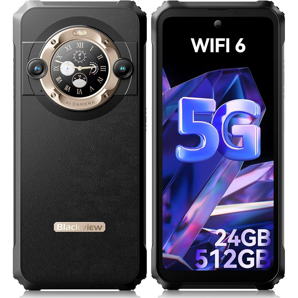 Blackview BL9000 5G 24GB/512GB – Dimensity 8020, Màn Hình Kép, Sạc 120W, Siêu Bền IP68/IP69K, 2SIM.