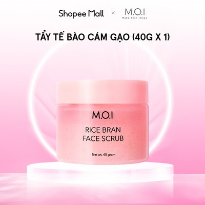 Tẩy Tế Bào Da Mặt RICE BRAN FACE SCRUB by MOI 40g