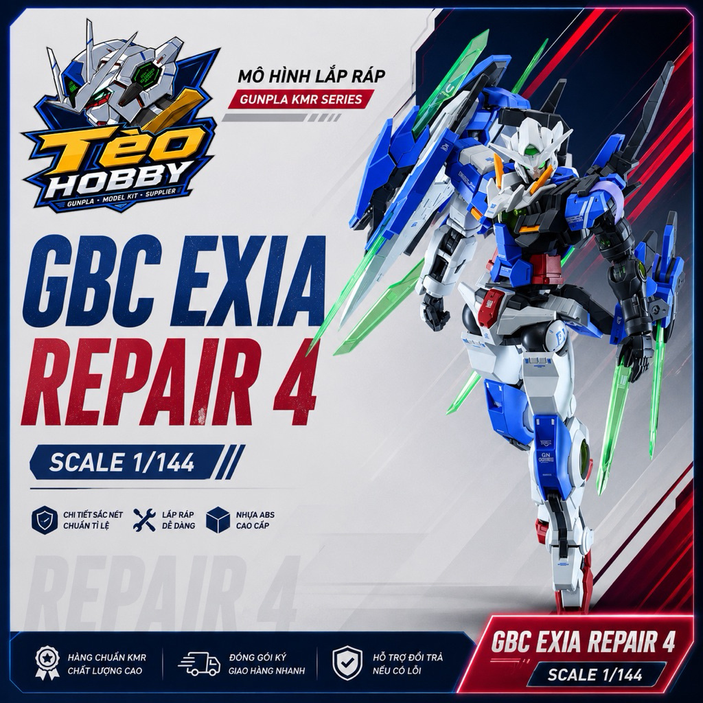 (Có sẵn) Mô hình lắp ráp exia repair 4 - GBC ( Tặng kèm decal nước, đế trưng bày )
