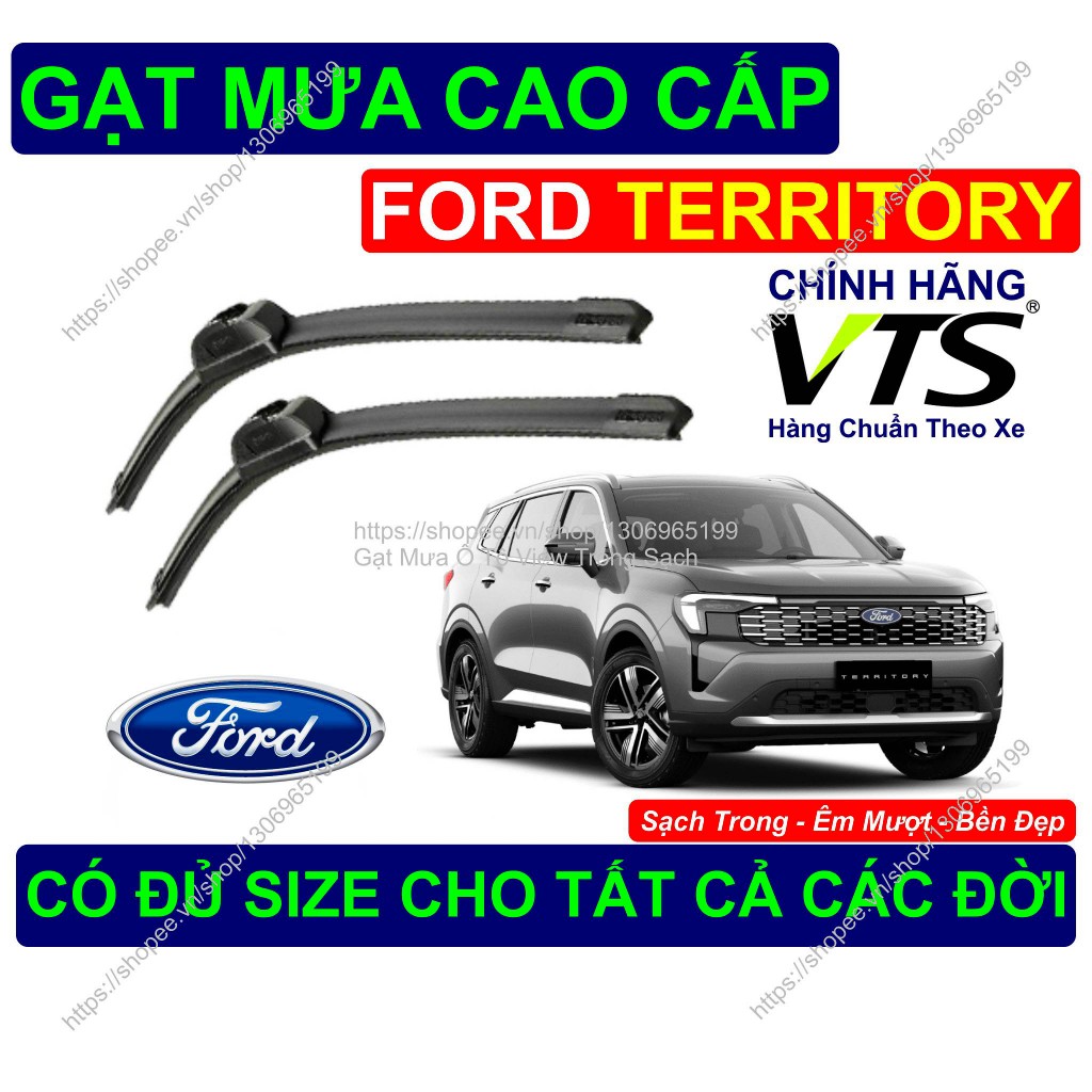 Gạt Mưa Bền Đẹp Kính Lái Ford Territory, Cặp Gạt Mưa Kính Lái Ford Territory.., Có Đủ Size Cho Các Đ