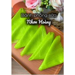 Bánh tráng sữa dừa sầu riêng lá dứa nhơn hoàng thơm ngon béo mềm dai món ăn tuổi thơ