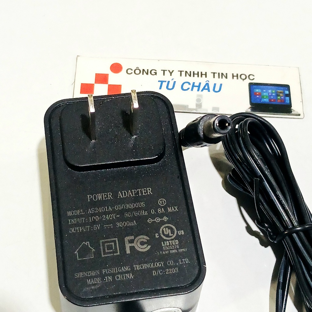 Adapter DC 5V - 1A  / 5V - 2A  / 5V - 3A (Đầu cắm 5.5mm x 2.1mm)