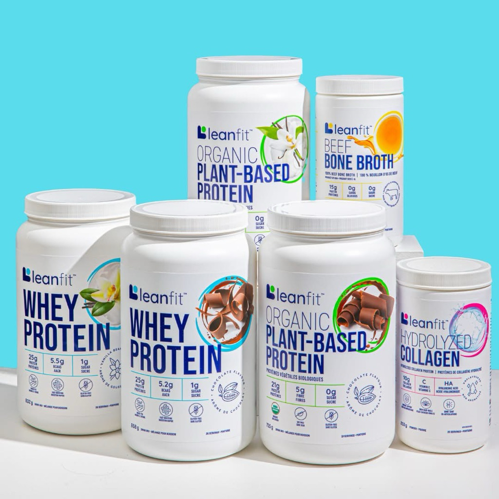 Hộp whey protein cao cấp Leanfit Canada