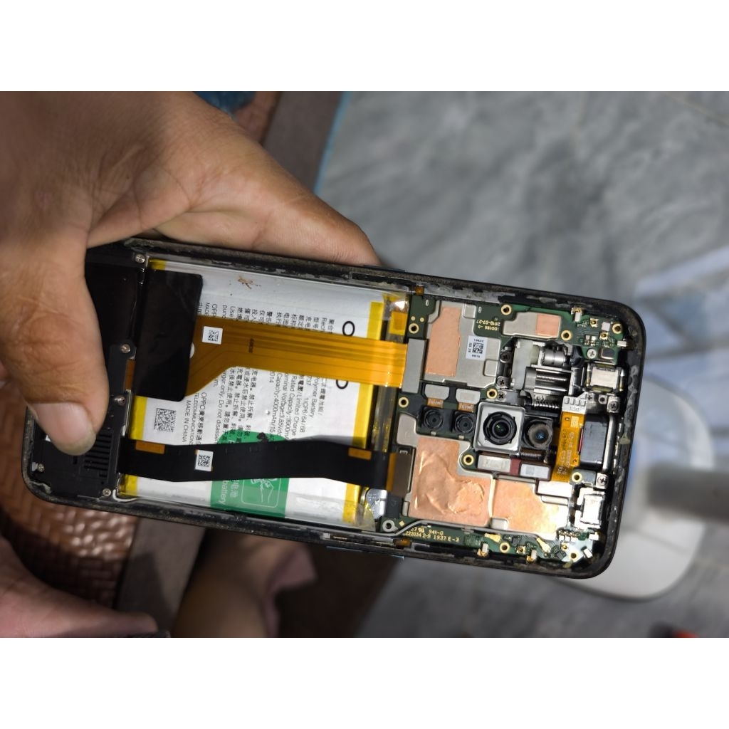 main oppo reno 2f kèm đầy camera xác theo máy