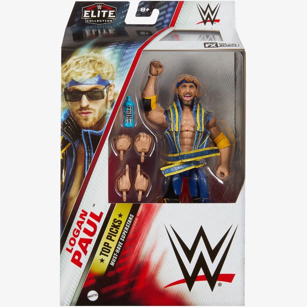(New - Nguyên Seal) Mô Hình WWE Logan Paul - Elite Top Picks 2024 (Có Ảnh Chụp Thật)