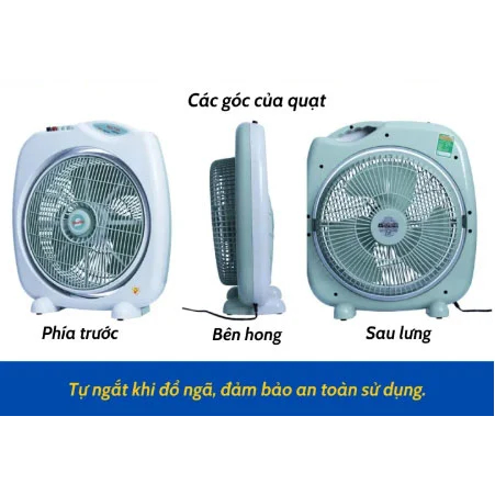 Quạt HỘP  3 tấc Senko BD1010 (Chuyển hướng điện)