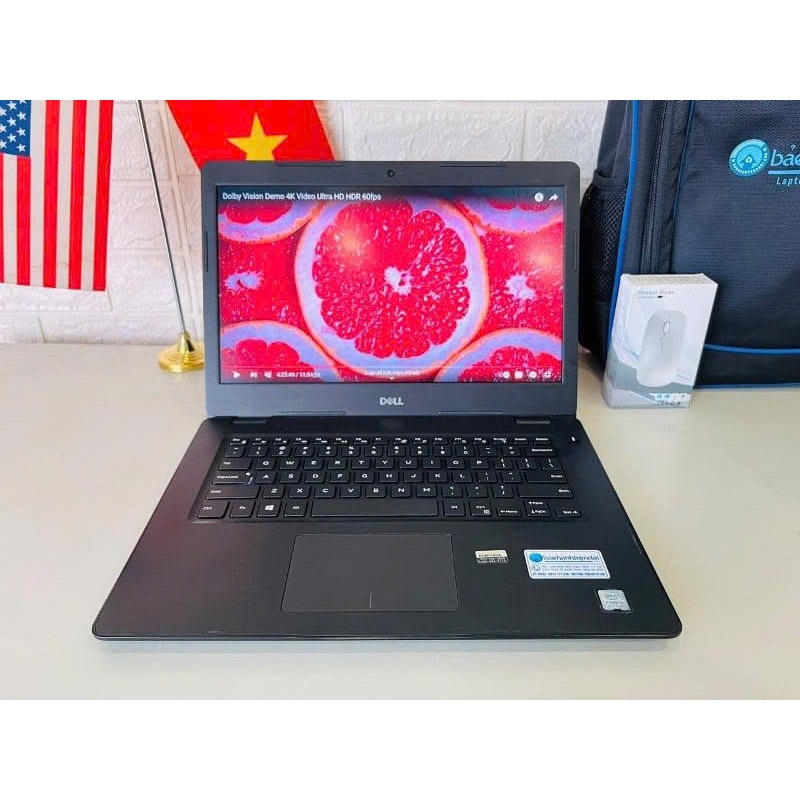 Laptop Dell Latitude E3490 3490 Core I5 Gen8 Ram 8GB SSD 256GB siêu nhẹ