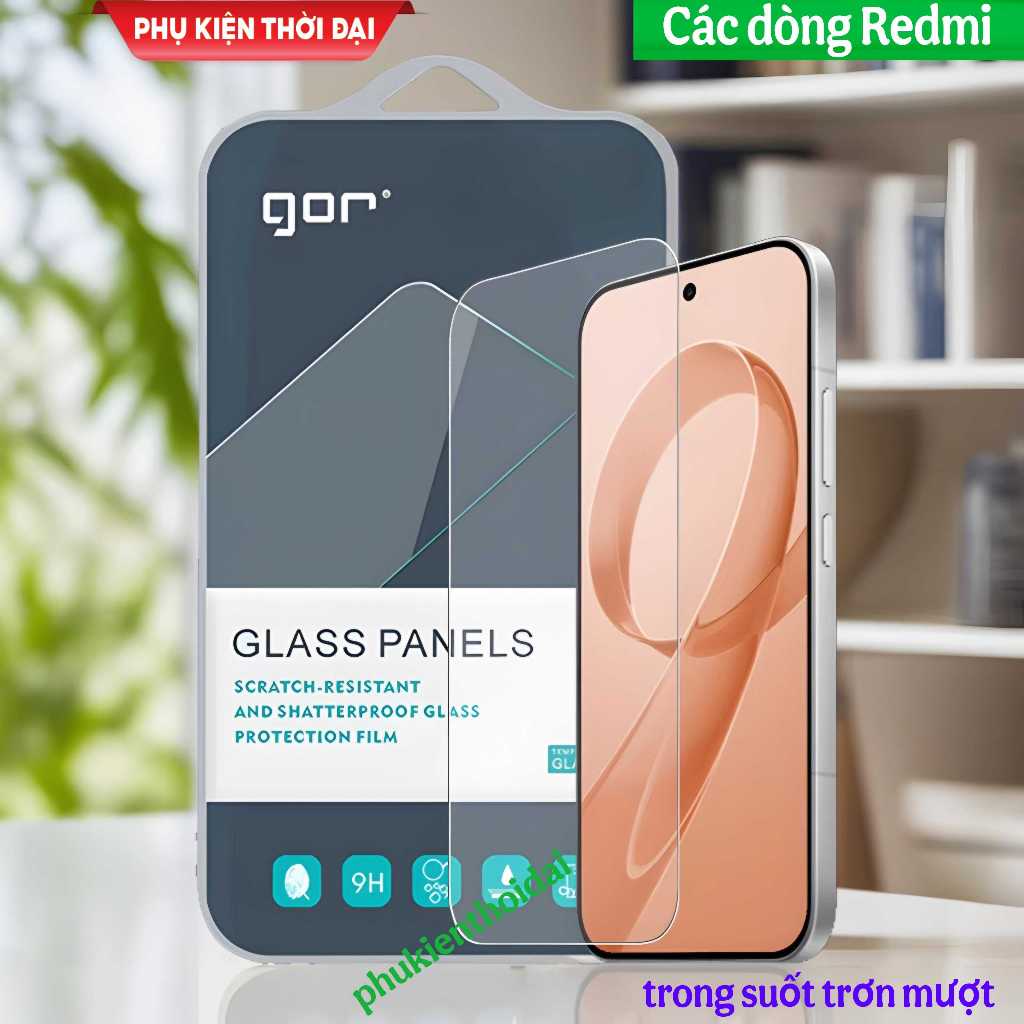 Cường lực Gor Redmi K90 / K90 Max / K90 Ultra / K90 Pro Max / K100 Pro Max trong suốt trơn mượt cao 