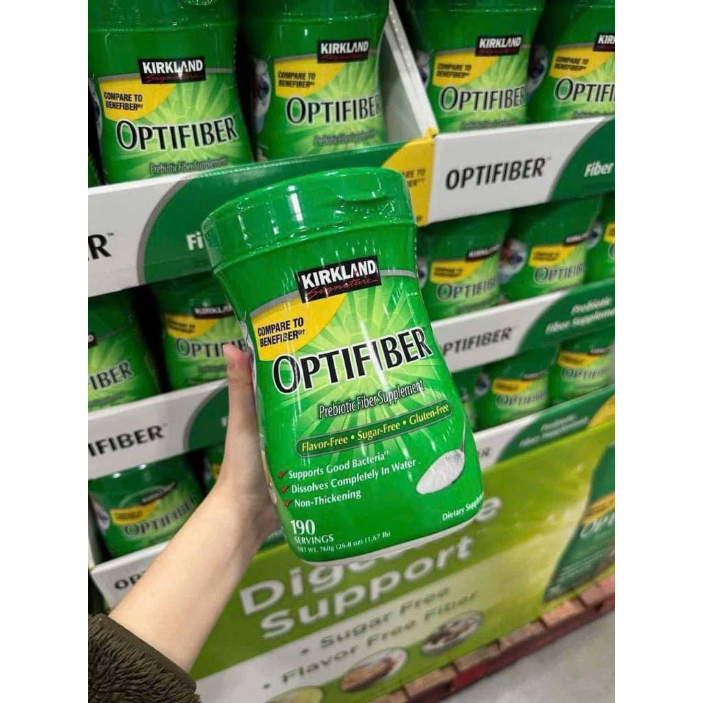 Bột Chất Xơ hoà tan Kirkland Optifiber 730gr (Hàng mới về date T1/2028)