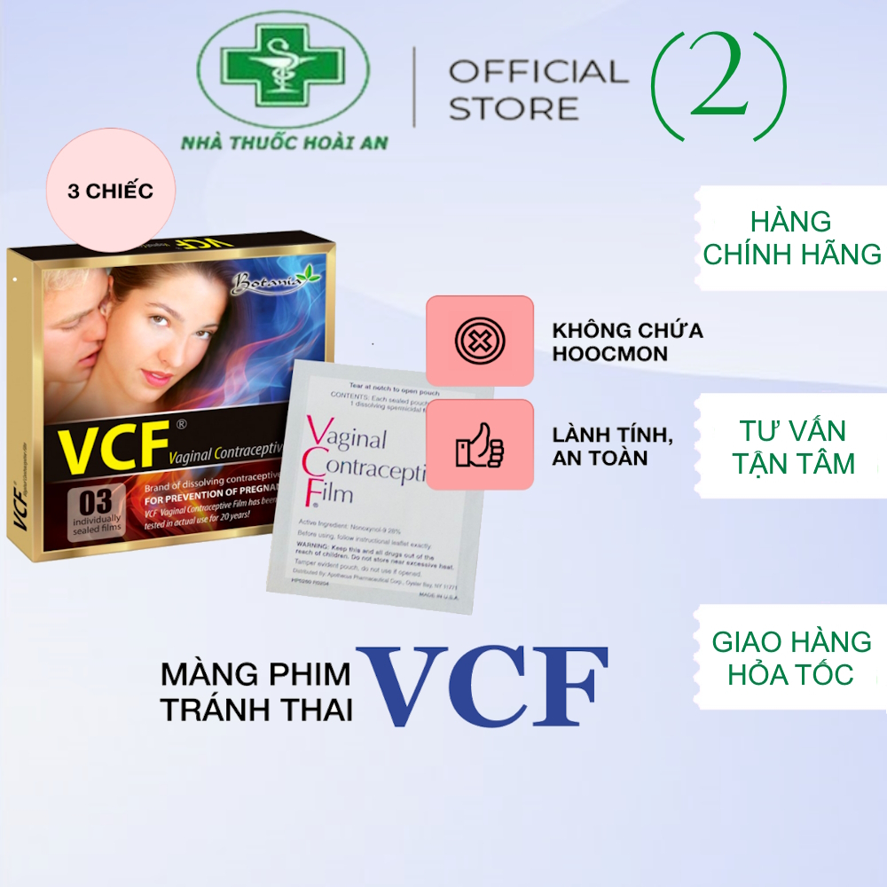 Màng film tránh thai VCF - USA