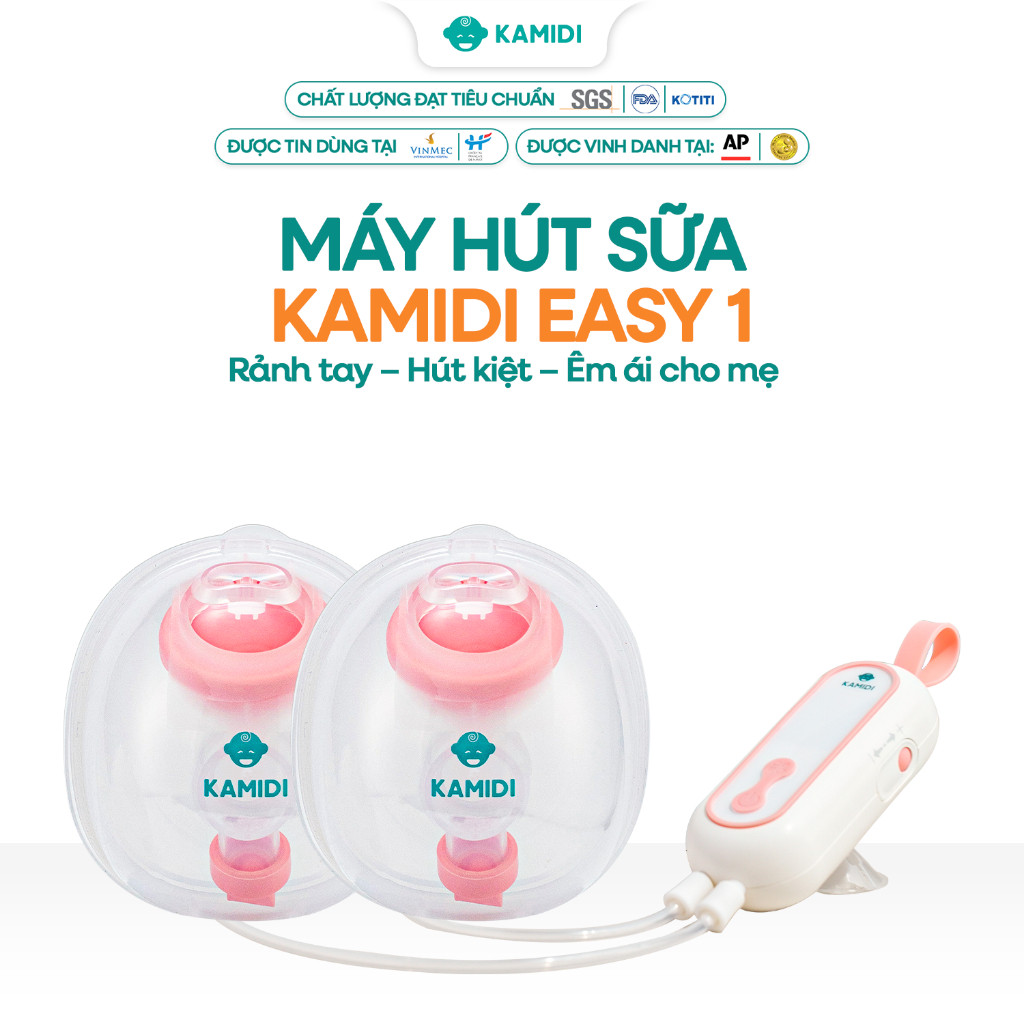 Máy hút sữa điện đôi rảnh tay Kamidi Easy 1
