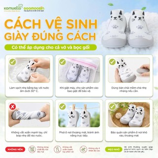 Giày cho bé mới biết đi GGOMOOSIN họa tiết thêu hình con hổ cho bé trai TIGER