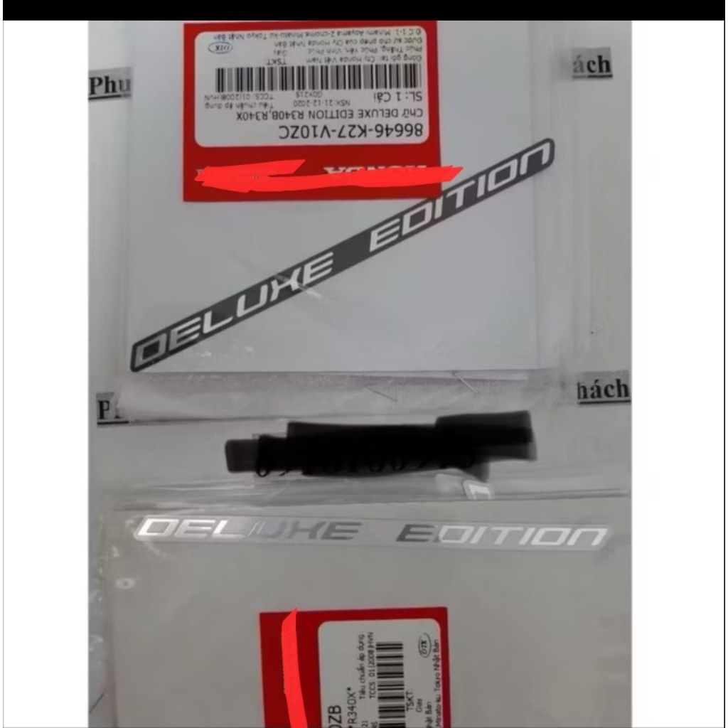 tem Chữ DELUXE EDITION tem sườn tem yếm ab 125 giá 1 bên H