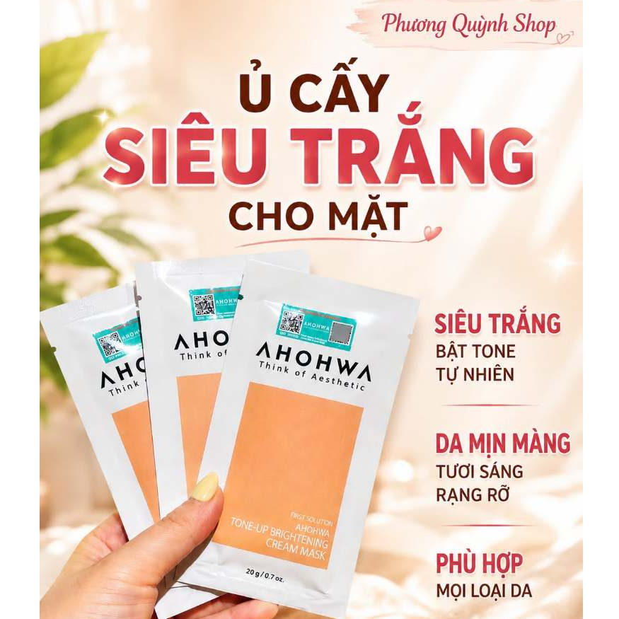 PQS - Ủ Trắng Mặt Ahohwa 20gr