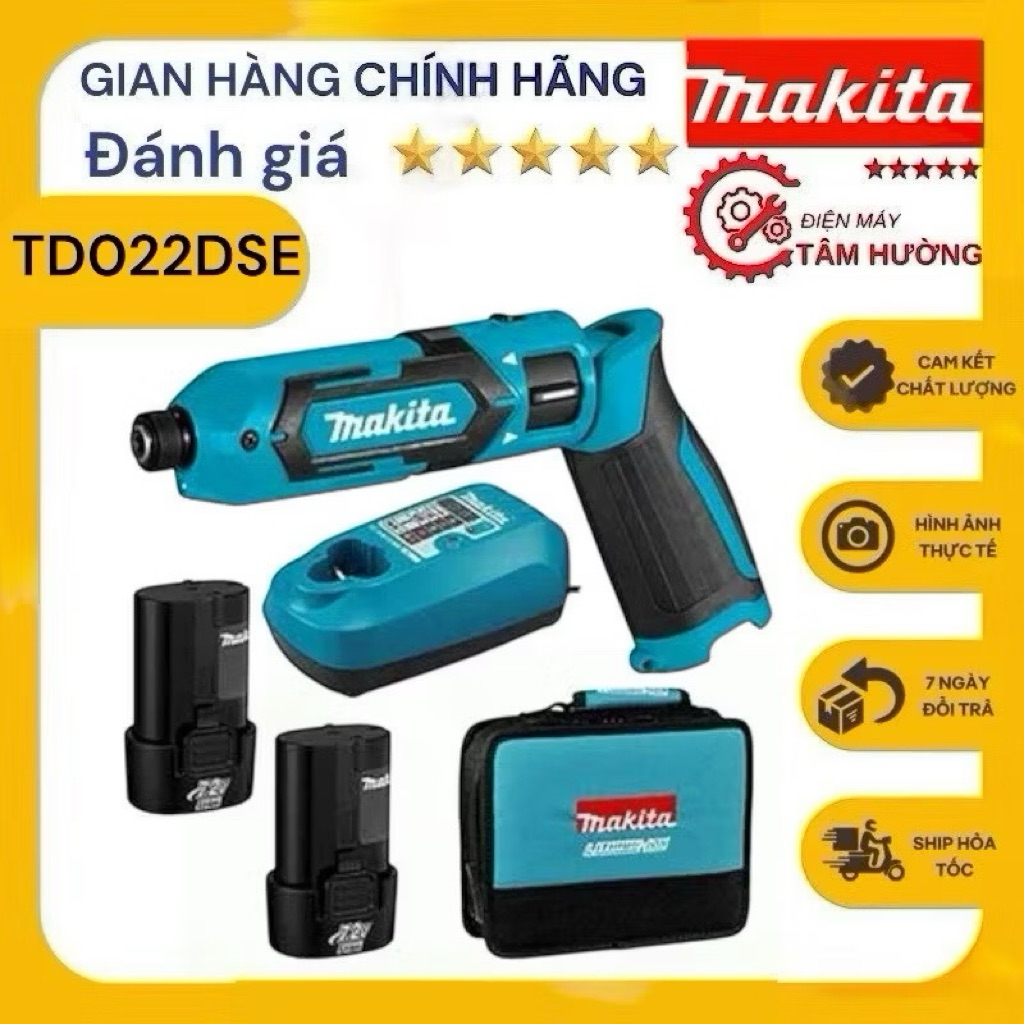 Máy vặn vít dùng pin (7.2v) , model TD022DSE và model TD022DZ