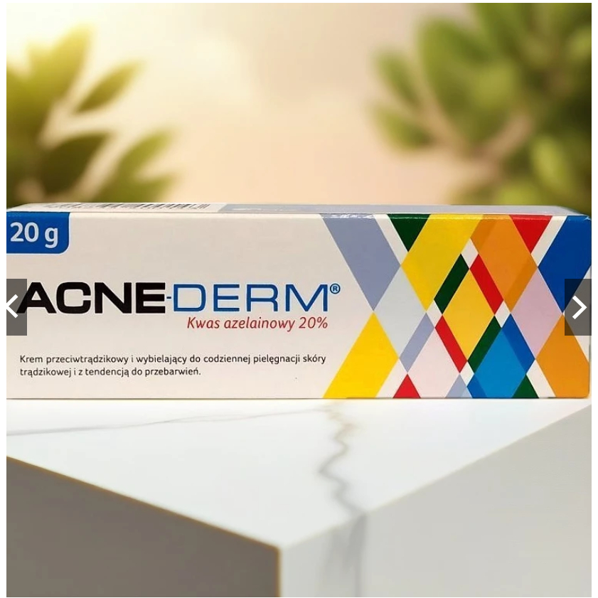 Acne Derm Kem giảm mụn Acnederm Azelaic Aicd 20% làm trắng da 20g