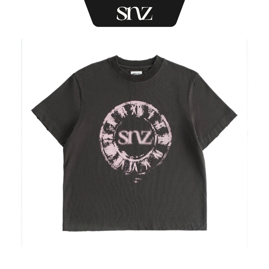 Áo Thun Boxy SNAZZY Unisex Nam Nữ Chất Liệu Cotton Chính Hãng - RELIC WASHED TEE