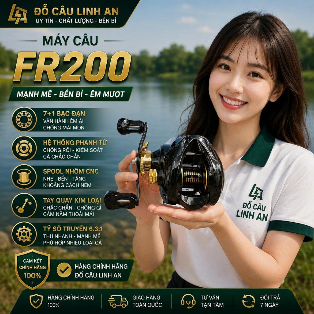 Máy Ngang FR200 Có Tiếng DragClick Mẫu Mới 2024