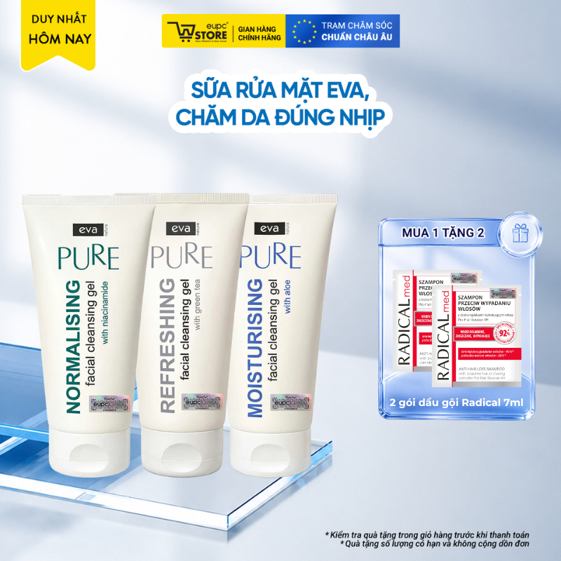 Gel Rửa Mặt Eva Natura Dành Cho Mọi Loại Da 150ml EUPC STORE