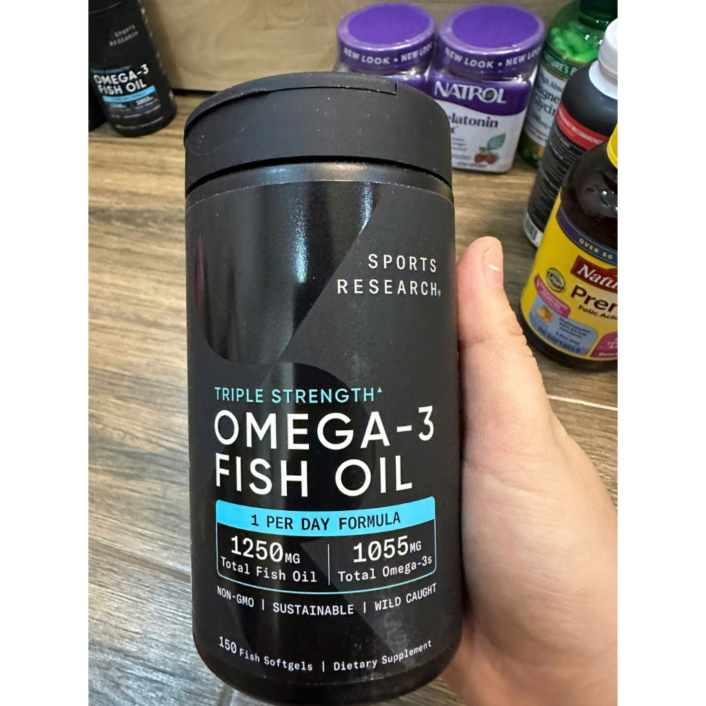 [Chính hãng]- Dầu cá SR Triple Strength Omega-3 Fish Oil - 150 viên của Mỹ