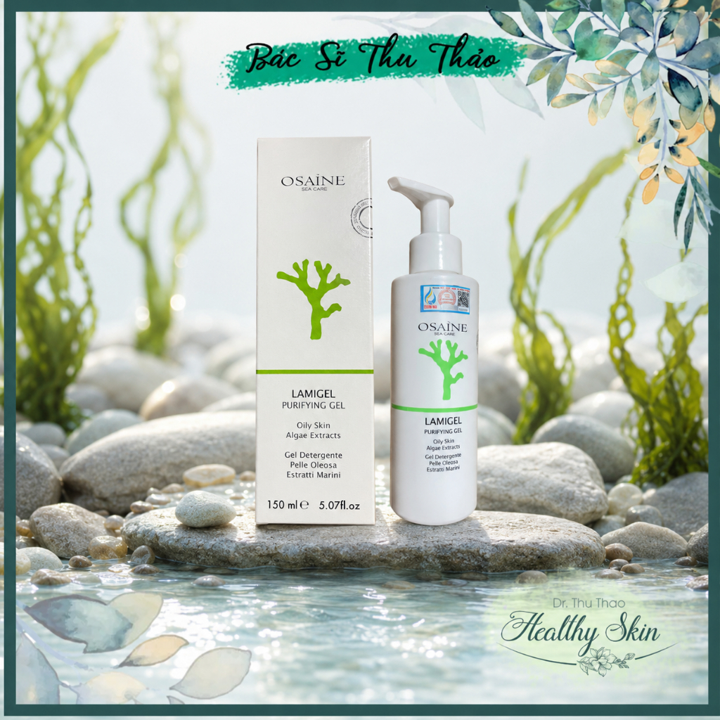 [150mL] SỬA RỬA MẶT DA DẦU MỤN OSAINE LAMIGEL ITALYA