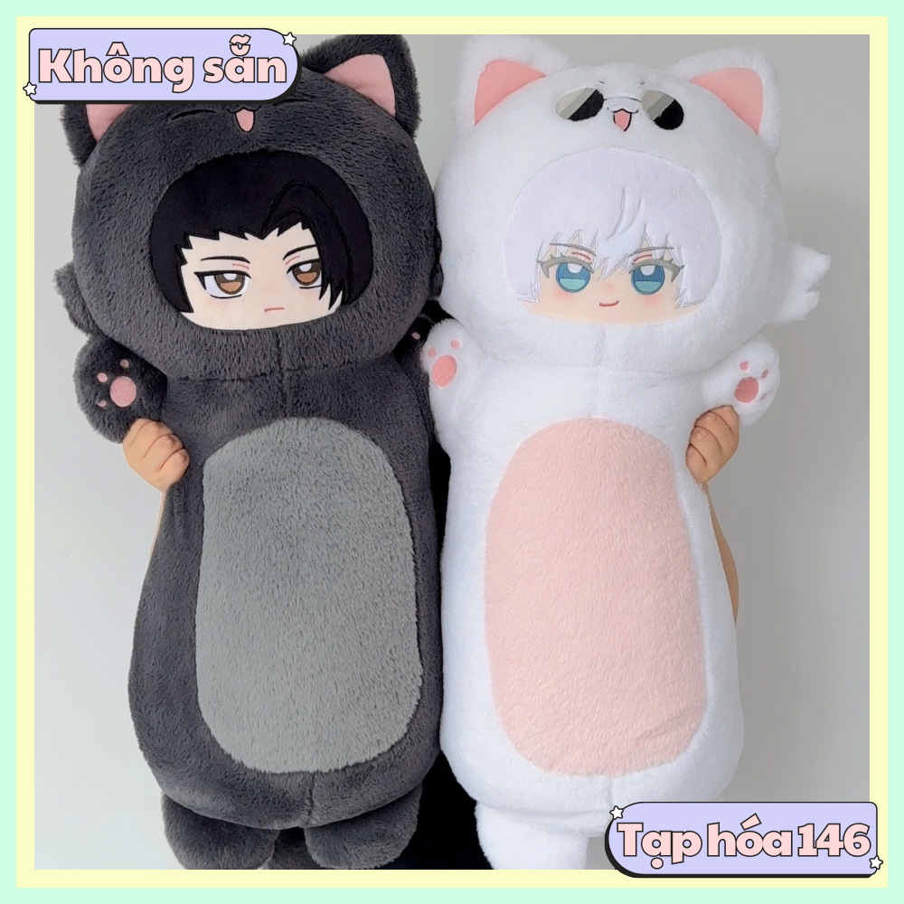 [ORD] Gối ôm Geto, Gojo, Nanami, Yuji, Megumi Jujutsu Kaisen 80cm - Gối ôm hình Geto, Gojo
