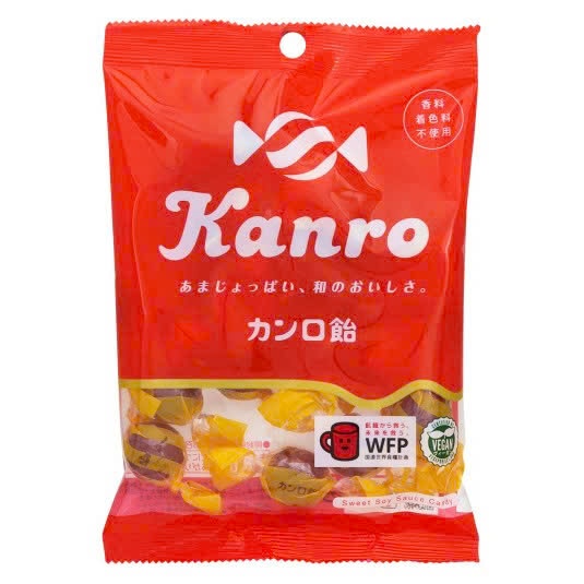 Kẹo Mặn Kanro hương Mitarashi dango vị bánh gạo nếp phủ sốt đậu nành Ngọt thơm Nội Địa Nhật