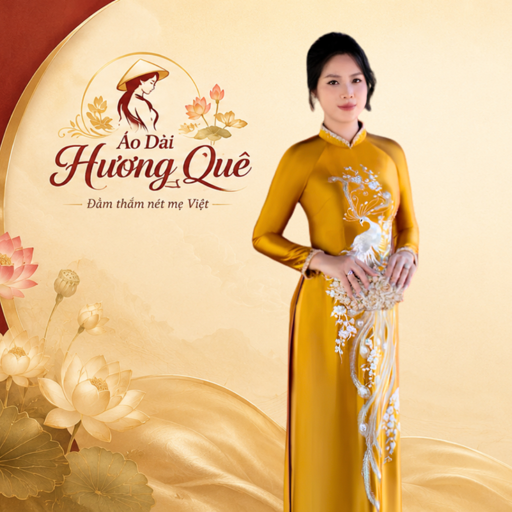 Áo Dài Cho Mẹ Thêu Lụa Ruuby Cao Cấp, Kết Đá Sang Trọng Quý Phái, Big Size ADM84