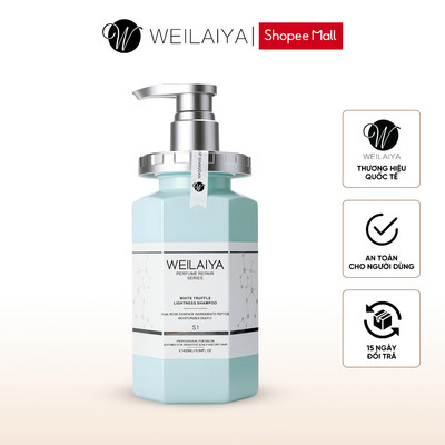 Dầu gội đầu thảo dược Weilaiya chiết xuất nấm Truffle giúp nuôi dưỡng da đầu và mượt tóc cho tóc hư tổn 450ml